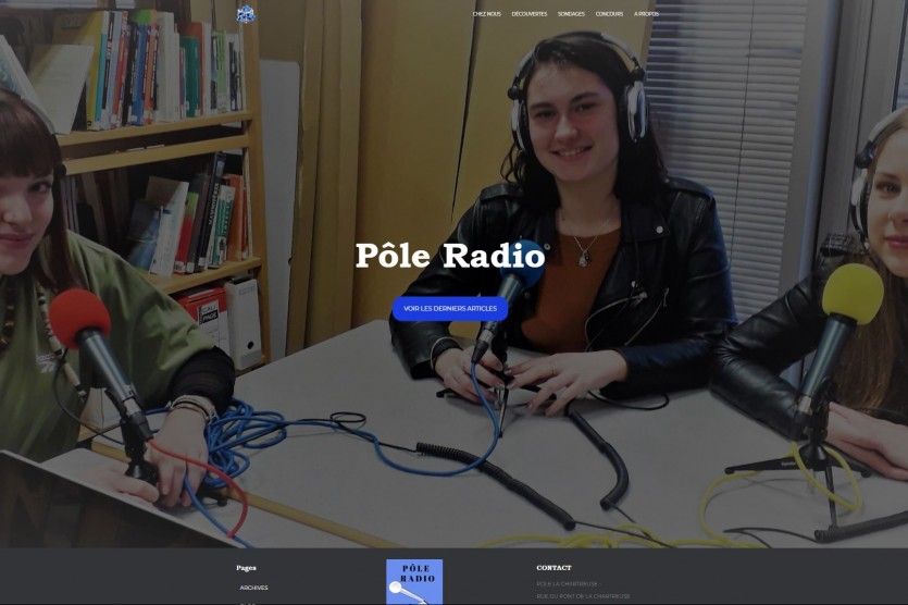 Une nouvelle née, Pôle Radio : une web radio pour les jeunes et par les jeunes