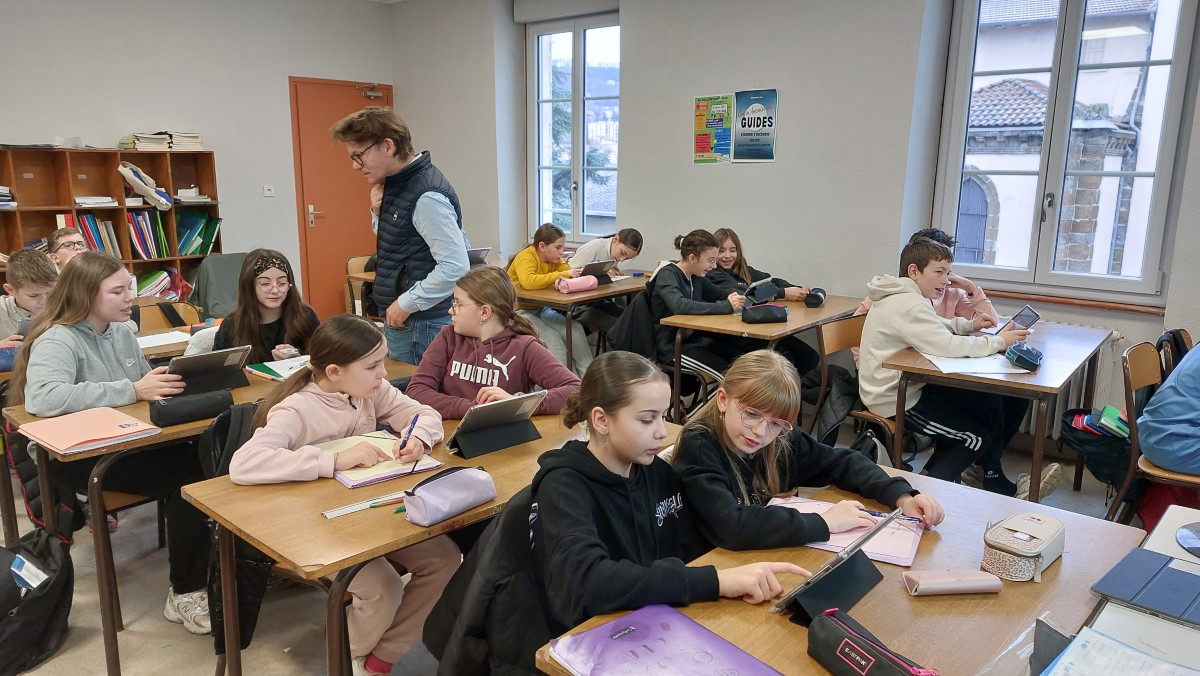 Découverte du collège pour les CM2 de St Louis