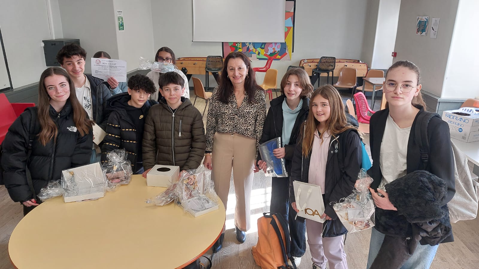 Heureux gagnants de la tombola !